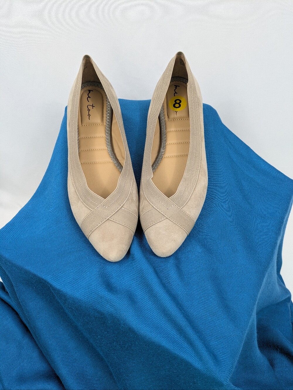 Me Too Suede Flats - NWOT